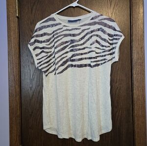 Apt. 9 Animal Print Zebra Top